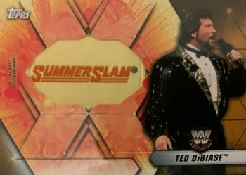 2019 Topps WWE SummerSlam - SummerSlam Manufactured Logo Relics #SLR-TD Ted DiBiase Front