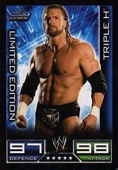 2008 Topps Slam Attax WWE - Limited Edition #NNO Triple H Front