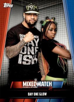 2019 Topps WWE Women's Division - Mixed Match Challenge Season 2 #MMC-7 Day One Glow Front
