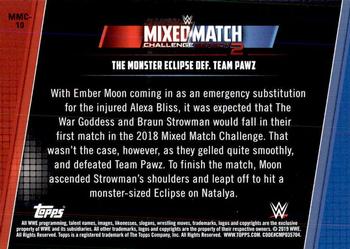 2019 Topps WWE Women's Division - Mixed Match Challenge Season 2 #MMC-10 The Monster Eclipse def. Team Pawz Back
