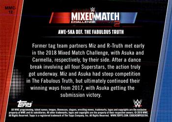 2019 Topps WWE Women's Division - Mixed Match Challenge Season 2 #MMC-12 Awe-ska def. The Fabulous Truth Back