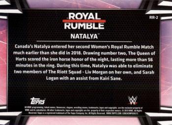 2019 Topps WWE Women's Division - Royal Rumble #RR-2 Natalya Back