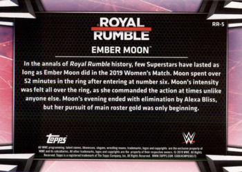 2019 Topps WWE Women's Division - Royal Rumble #RR-5 Ember Moon Back