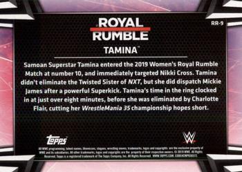 2019 Topps WWE Women's Division - Royal Rumble #RR-9 Tamina Back