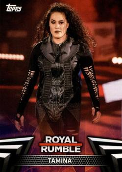2019 Topps WWE Women's Division - Royal Rumble #RR-9 Tamina Front