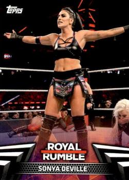 2019 Topps WWE Women's Division - Royal Rumble #RR-18 Sonya Deville Front