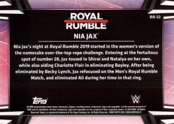 2019 Topps WWE Women's Division - Royal Rumble #RR-22 Nia Jax Back