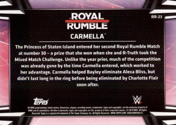 2019 Topps WWE Women's Division - Royal Rumble #RR-23 Carmella Back