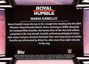 2019 Topps WWE Women's Division - Royal Rumble #RR-24 Maria Kanellis Back