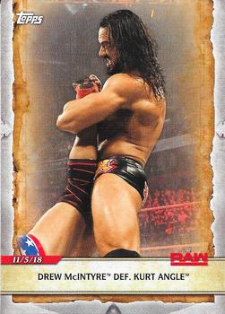 2020 Topps Road to WrestleMania #26 Drew McIntyre Def. Kurt Angle Front