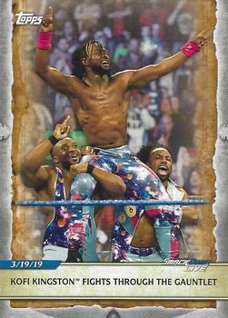 2020 Topps Road to WrestleMania #94 Kofi Kingston Fights Through the Gauntlet Front