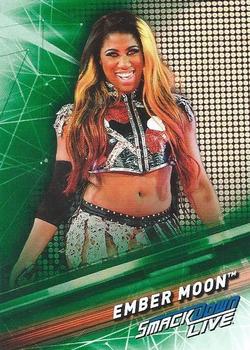 2019 Topps WWE SmackDown Live - Green #22 Ember Moon Front