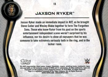 2019 Topps WWE NXT - Roster #18 Jaxson Ryker Back