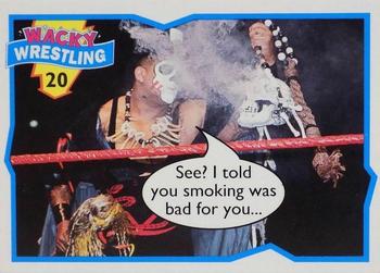 1993 Topps Wacky Wrestling #20 Papa Shango Front