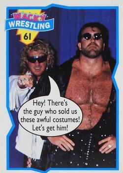 1993 Topps Wacky Wrestling #61 Diamond Dallas Page / The Diamond Studd Front