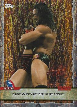 2020 Topps Road to WrestleMania - Foilboard #26 Drew McIntyre Def. Kurt Angle Front