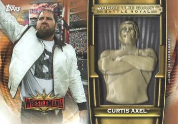 2020 Topps Road to WrestleMania - Andre the Giant Battle Royal Commemorative Trophy Bronze #AG-CA Curtis Axel Front