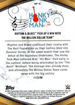 2020 Topps Road to WrestleMania - Hall of Fame Headliner Tribute #HF-11 Rhythm & Blues Pick Up a Win with The Million Dollar Team Back