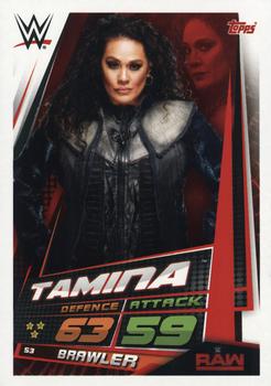 2019 Topps Slam Attax Universe WWE #53 Tamina Front