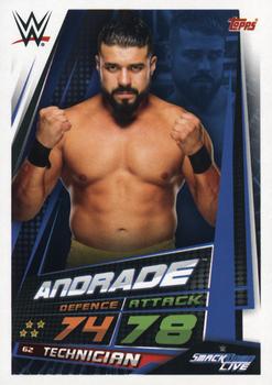 2019 Topps Slam Attax Universe WWE #62 Andrade Front