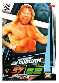 2019 Topps Slam Attax Universe WWE #194 Hacksaw Jim Duggan Front