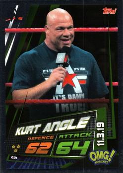 2019 Topps Slam Attax Universe WWE #281 Kurt Angle Front