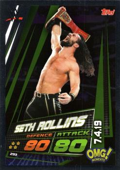 2019 Topps Slam Attax Universe WWE #293 Seth Rollins Front