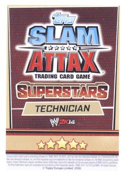 2013 Topps Slam Attax Superstars - WWE 2K14 #2K-1 Daniel Bryan Back