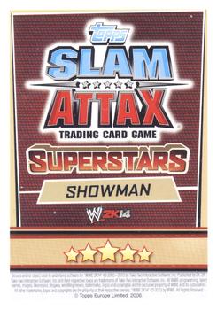 2013 Topps Slam Attax Superstars - WWE 2K14 #2K-9 The Rock Back