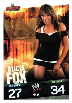 2010 Topps Slam Attax WWE Evolution #NNO Alicia Fox Front
