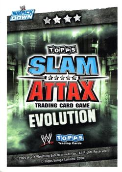 2010 Topps Slam Attax WWE Evolution #NNO Kane Back