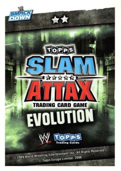 2010 Topps Slam Attax WWE Evolution #NNO Dolph Ziggler Back
