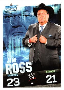 2010 Topps Slam Attax WWE Evolution #NNO Jim Ross Front