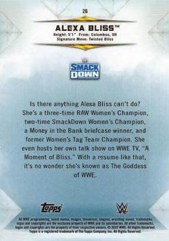 2020 Topps WWE Undisputed - Red #26 Alexa Bliss Back