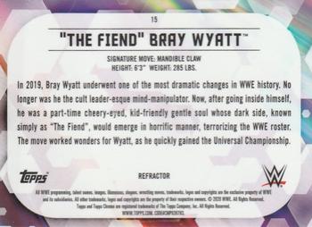 2020 Topps Chrome WWE - Refractor #15 Bray Wyatt Back