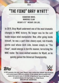 2020 Topps Chrome WWE - Base Image Variations Red #IV-8 Bray Wyatt Back