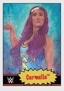 2021 Topps Living WWE #27 Carmella Front