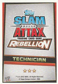 2012 Topps Slam Attax WWE: Rebellion #161 Greg Valentine Back
