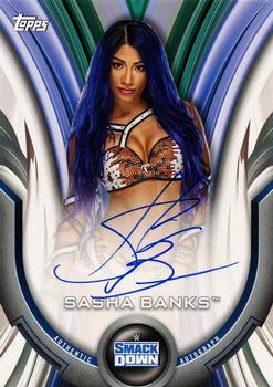 2020 Topps WWE Women's Division - Roster Autographs #A-SB Sasha Banks Front