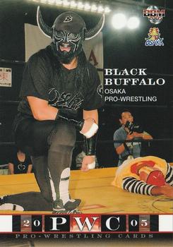 2005 BBM Pro Wrestling #133 Black Buffalo Front