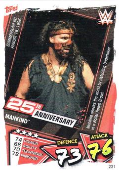 2021 Topps Slam Attax WWE #231 Mankind Front