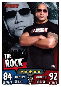 2011 Topps Slam Attax WWE Rumble #87 The Rock Front