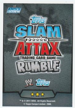 2011 Topps Slam Attax WWE Rumble #93 AJ Back