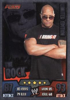 2011 Topps Slam Attax WWE Rumble #LE2 The Rock Front
