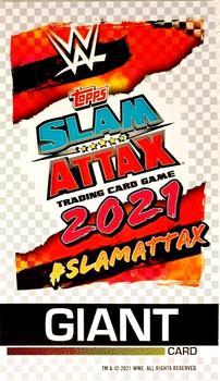 2021 Topps Slam Attax WWE - Giant Cards #OV19 Sasha Banks Back