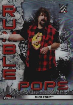 2021 Topps Finest WWE - Rumble Pops #RP-1 Mick Foley Front