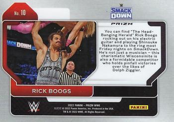 2022 Panini Prizm WWE - Hyper #10 Rick Boogs Back