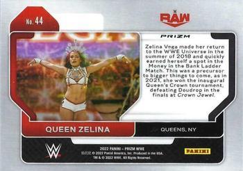 2022 Panini Prizm WWE - Hyper #44 Queen Zelina Back
