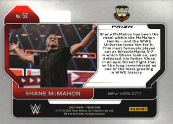 2022 Panini Prizm WWE - Hyper #52 Shane McMahon Back