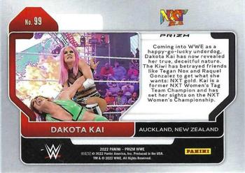 2022 Panini Prizm WWE - Hyper #99 Dakota Kai Back